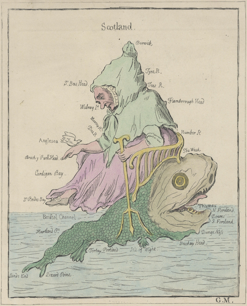 Illustration for article titled 21 Bizarre Maps That Depict Nations As Animals, People, and Monsters